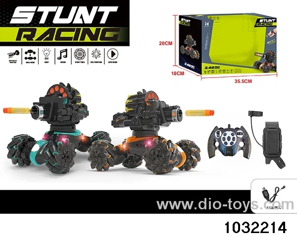 Soft bullet RC car in window box