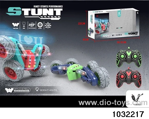 RC stunt bubble car in window box