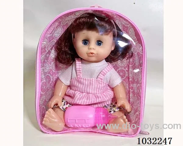 14inch doll with four-tone IC& milk bottle in Packsack