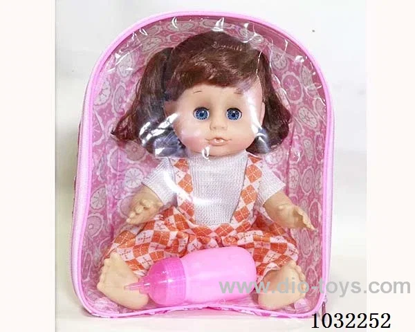 14inch doll with four-tone IC& milk bottle in Packsack