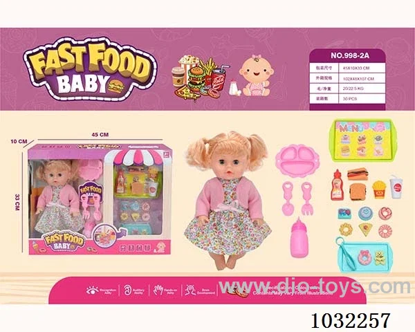 doll set with Movable eyes & IC in window box