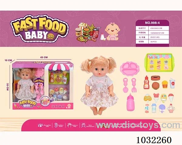doll set with Movable eyes & IC in window box