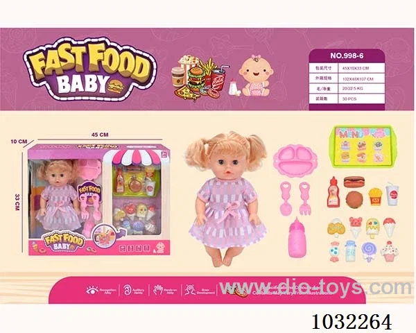 doll set with Movable eyes & IC in window box