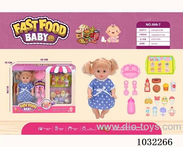 doll set with Movable eyes & IC in window box