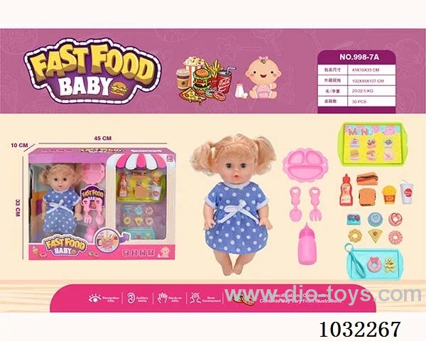 doll set with Movable eyes & IC in window box