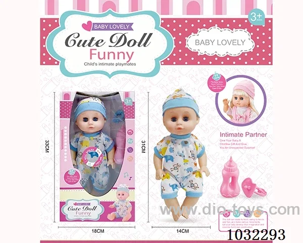 doll set with movable eyes &IC 2color mixed loading in window box