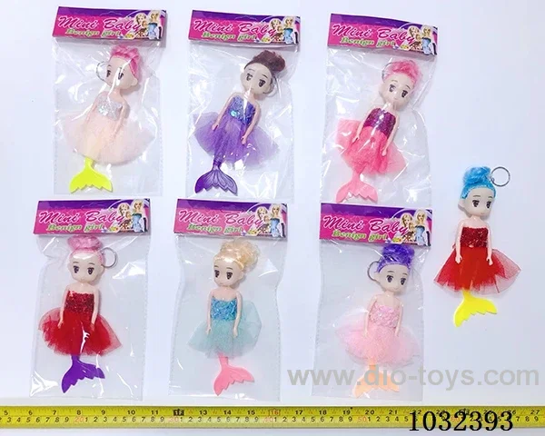 7cm doll many color mixed loading in poly bag header