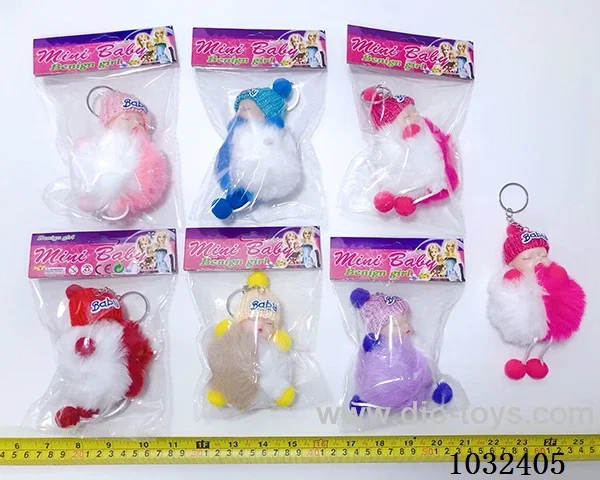 7cm doll many color mixed loading in poly bag header