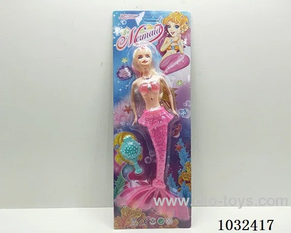 11inch barbie with light 4color mixed loading in Blister with insert