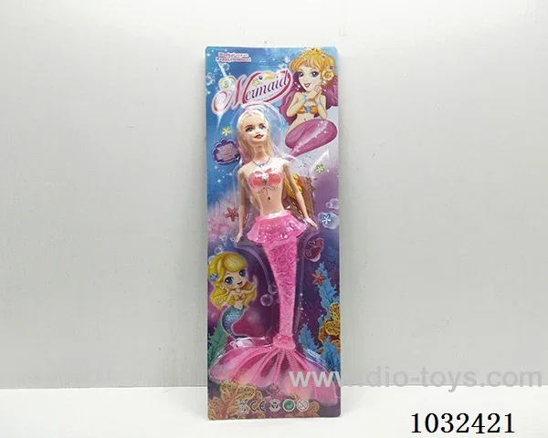 11inch barbie with light 4color mixed loading in Blister with insert