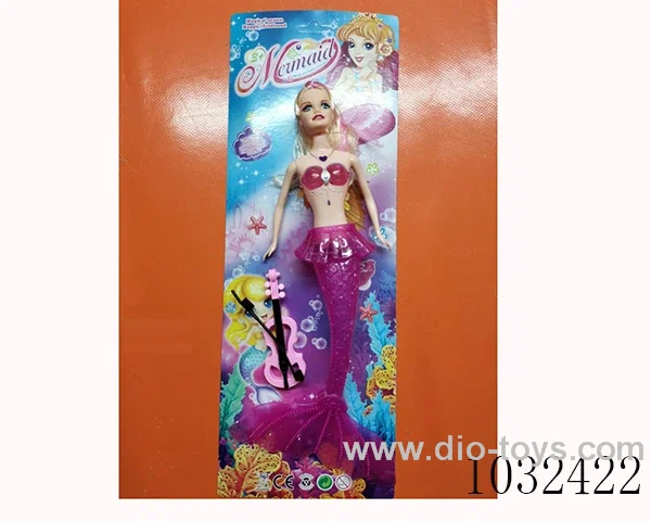 11inch barbie with light 4color mixed loading in Blister with insert