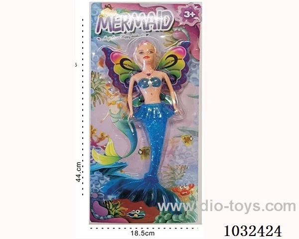 11inch barbie with light 4color mixed loading in blister