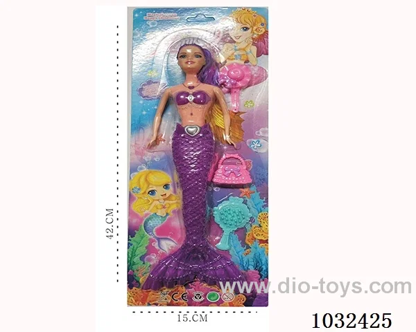 11inch barbie with light 4color mixed loading in blister