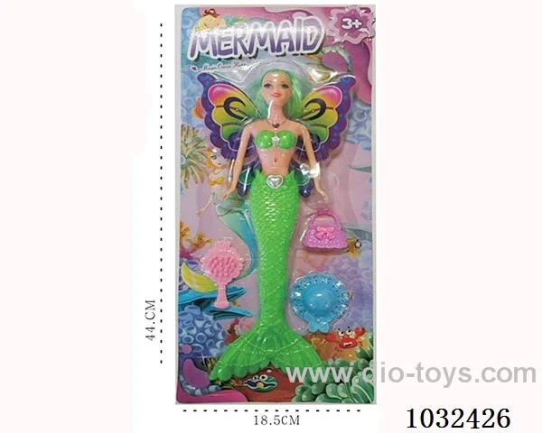 11inch barbie with light 4color mixed loading in blister