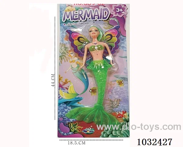 11inch barbie with light 4color mixed loading in blister