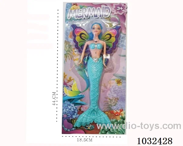 11inch barbie with light 4color mixed loading in blister