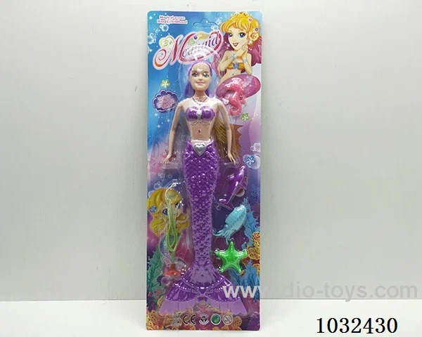 11inch barbie with light 4color mixed loading in blister