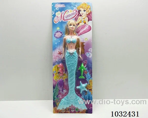 11inch barbie with light 4color mixed loading in blister