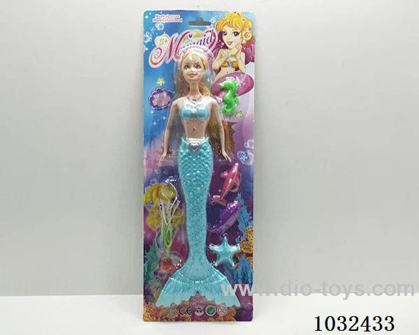 11inch barbie with light 4color mixed loading in blister