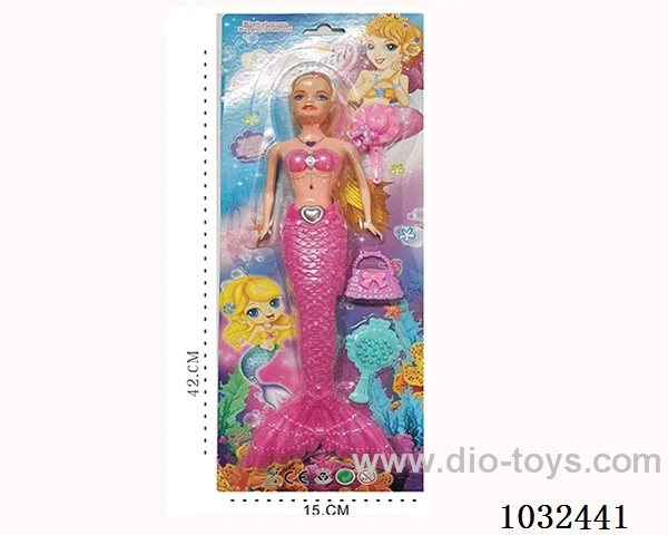11inch barbie with light 4color mixed loading in blister