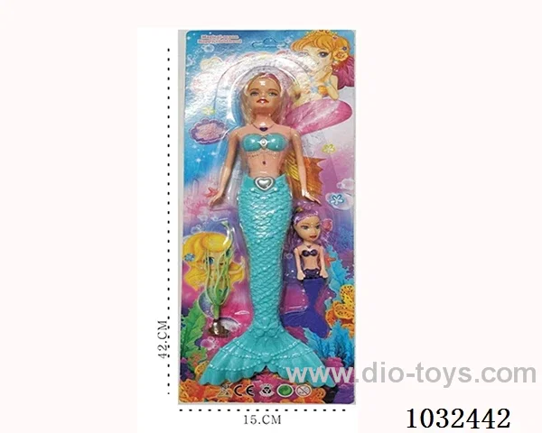 11inch barbie with light 4color mixed loading in blister
