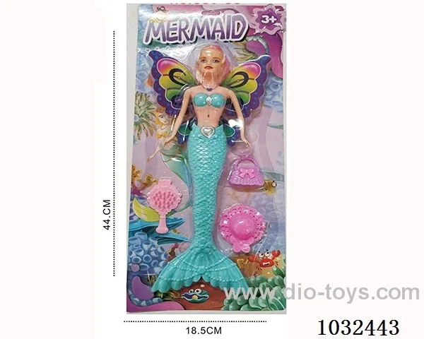 11inch barbie with light 4color mixed loading in blister