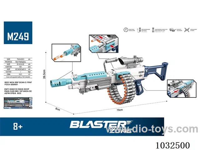 Alloy Electric Softball Gun (Package Charge) in display box