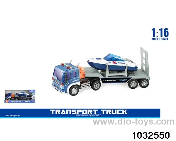 1:16 inertia transport trailer (light sound) in display box