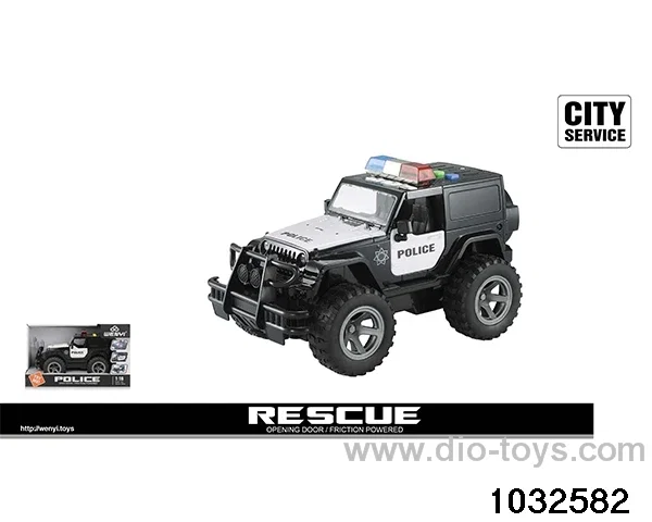 1:16 Inertia police car (light and sound) in display box