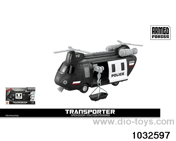 1:16 inertial flying eagle transport aircraft (light sound) in display box