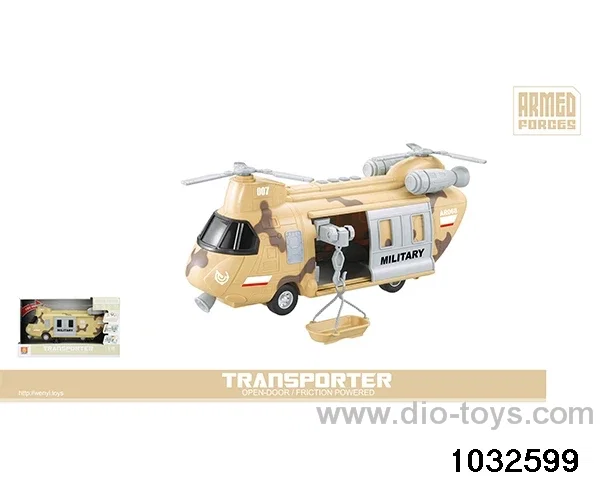1:16 inertial flying eagle transport aircraft (light sound) in display box