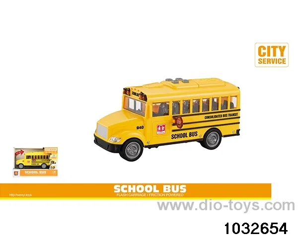 1:20 Inertia school bus (light sound) in display box