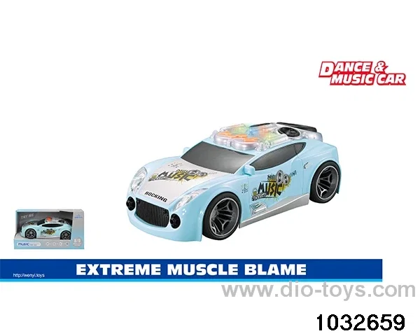 Electric Sound and Light Car in display box