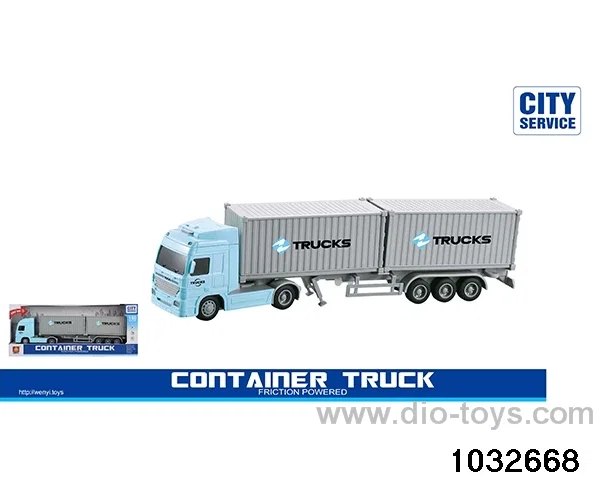 1:50 tractor trailer (sound and light) in display box