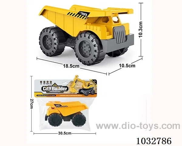 Sliding car in PP bag with header