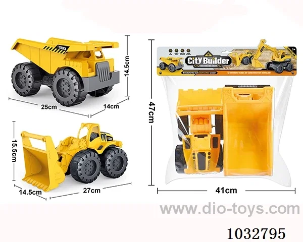 Sliding car in PP bag with header