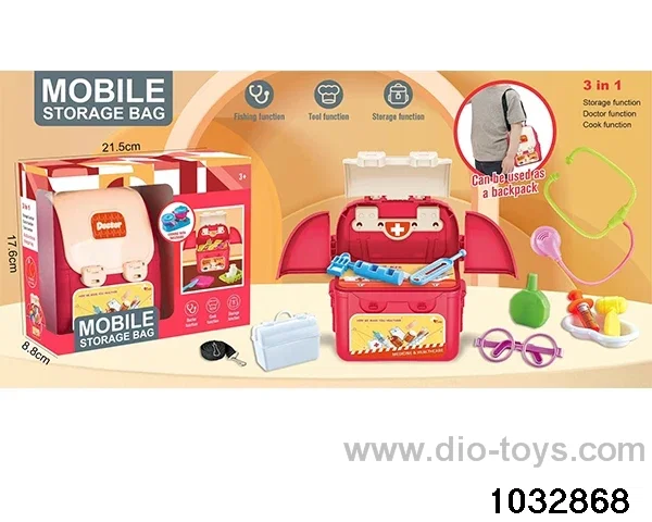 Medical equipment in color box