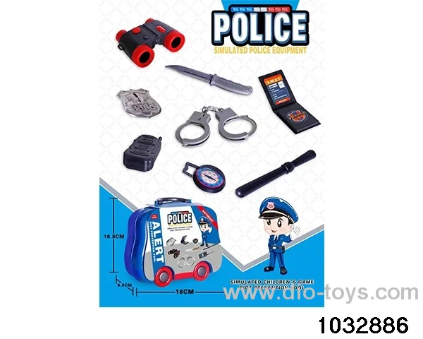Police sets in Plastic box