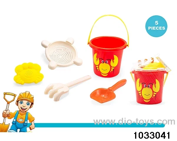 Beach toy set（5pcs）in Net bag