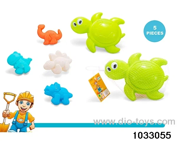 Beach toy set（5pcs）in Net bag