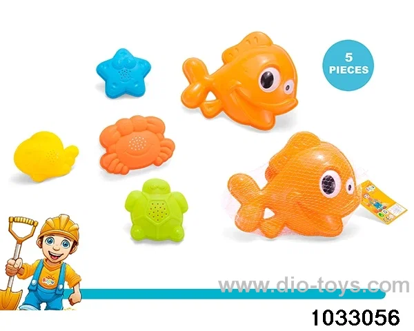 Beach toy set（5pcs）in Net bag