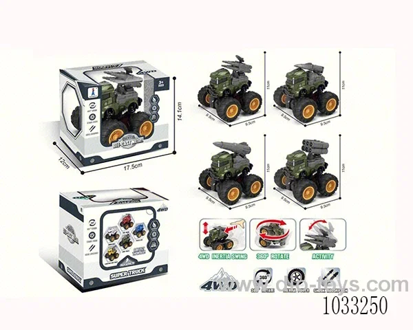 double inertia alloy car   in display box