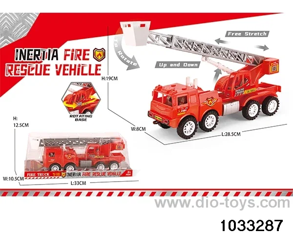 Inertia fire truck in PVC cover