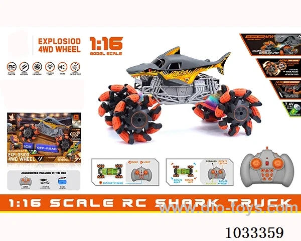 1:16 Hot Wheels Explosive wheel RC car