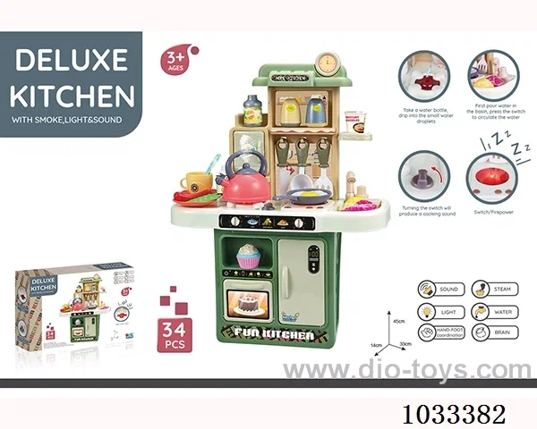 Tableware table with spray in color box