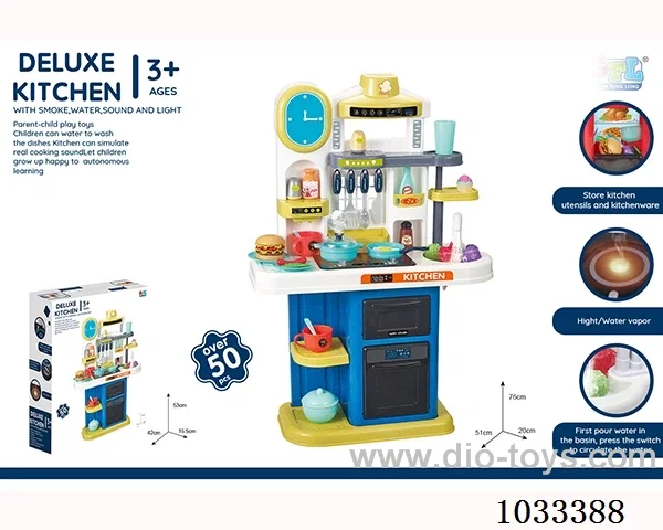 Tableware table with spray in color box