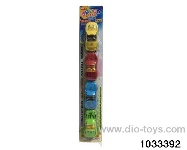 Pull back Car（4pcs）in blister