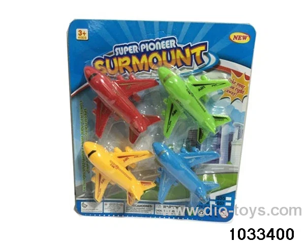 Pullback Airplane（4pcs）in blister