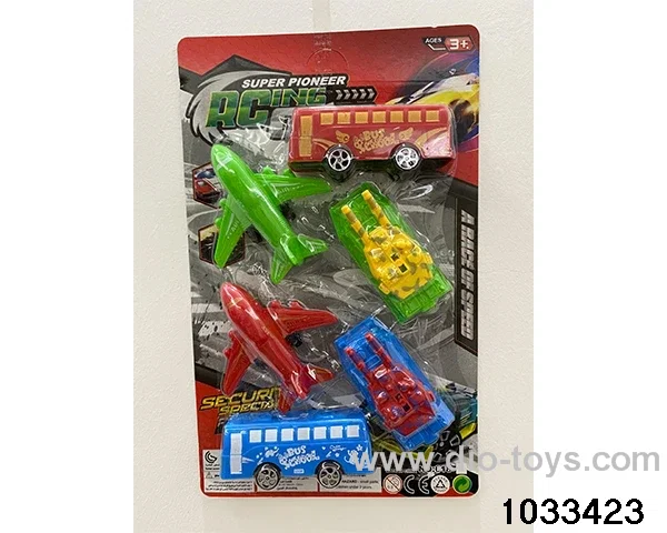 Sliding toy set in Blister card