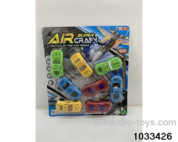 Pull back Car（8pcs）in blister